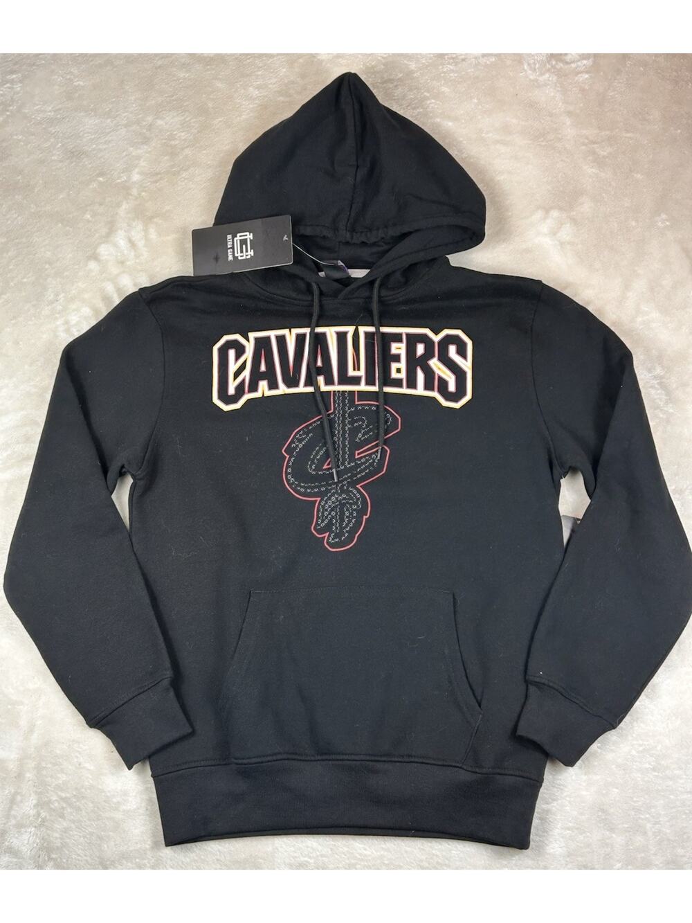 New Cleveland Cavaliers Black Hoodie Sweatshirt Ultra Game Mens Size Small NBA
